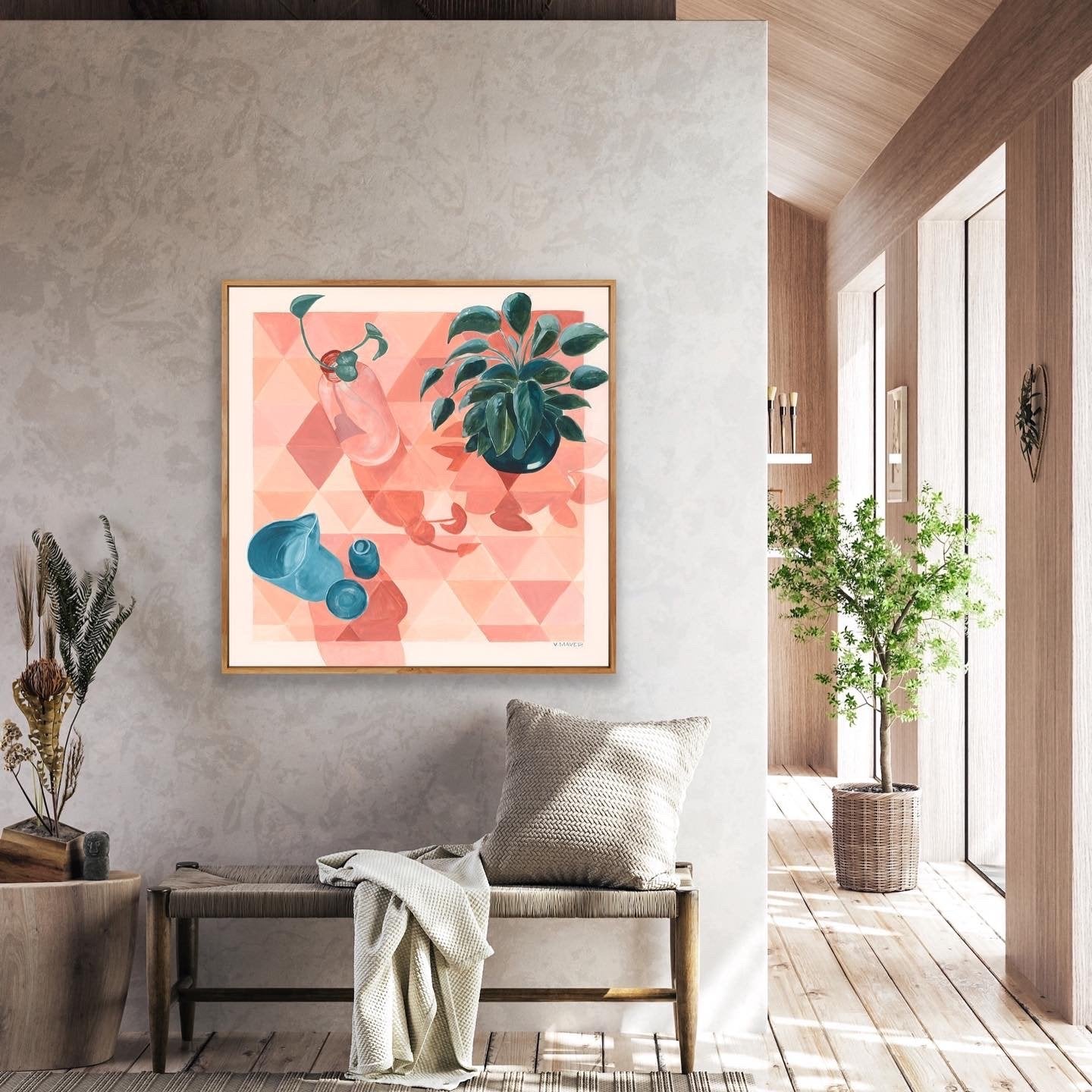 'Into the Wild' 65cm x 65cm
