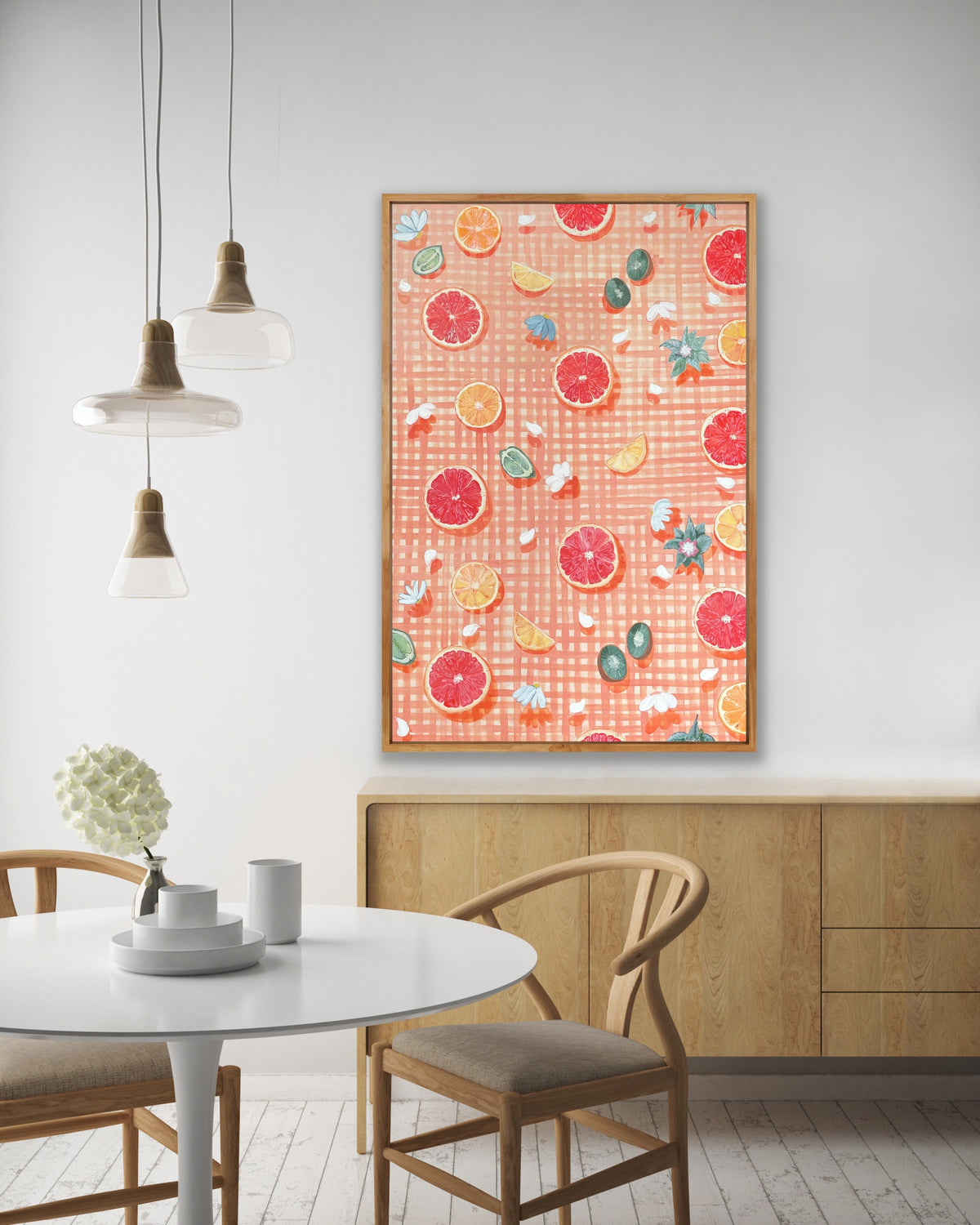 PICNIC PERFECT DAY, Original abstract still life 65cm x 95cm