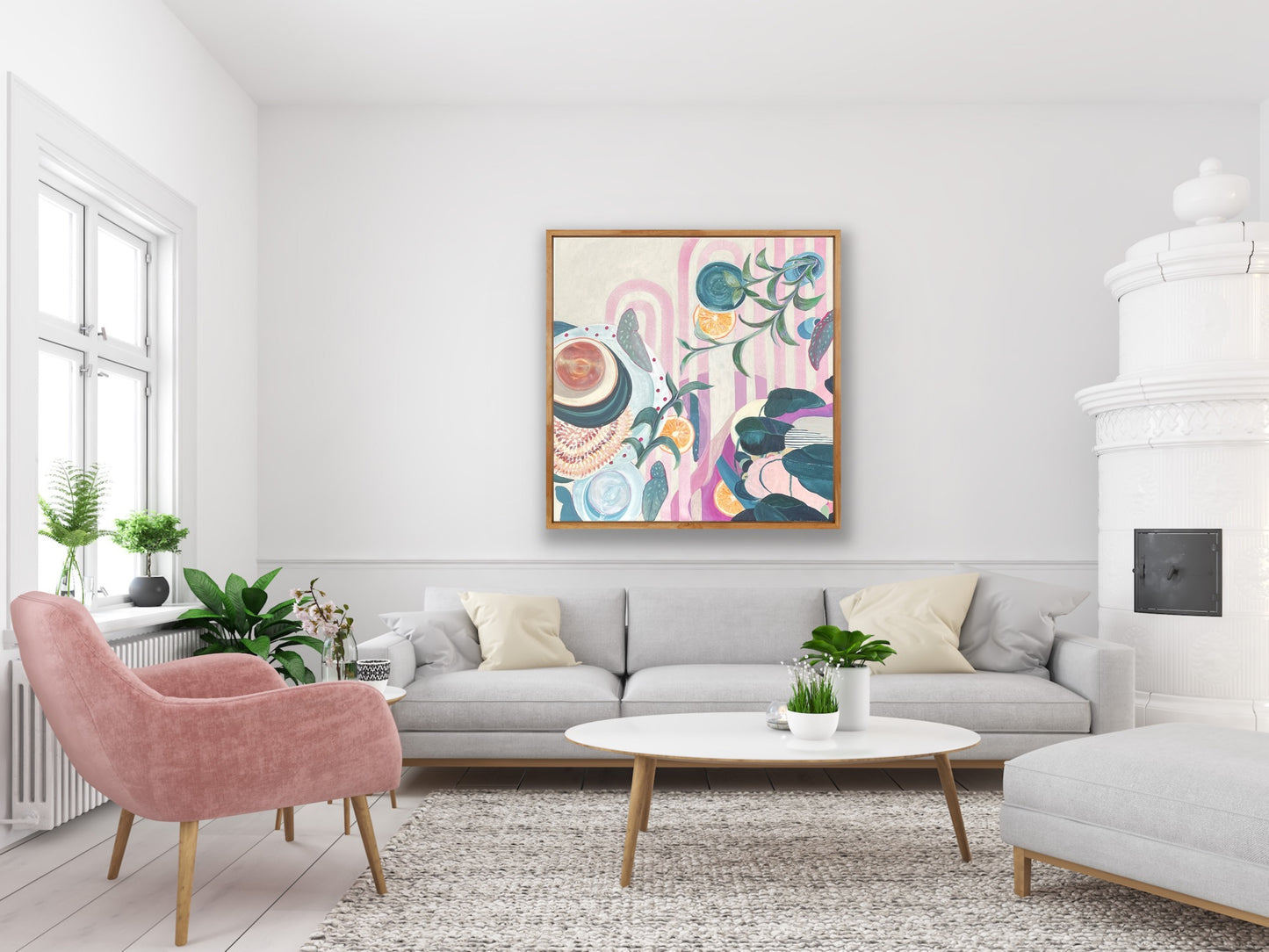 'You Said Something' 65cm x 65cm