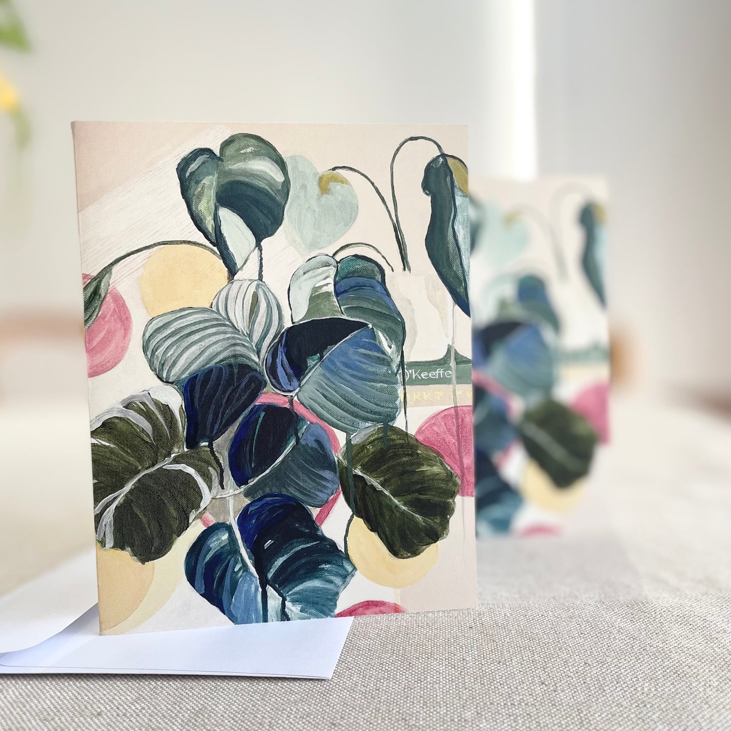 THE GATHERING // Botanical Design Pack x 5 Cards+Envelopes, artwork + design by Vanessa McMahon Maver