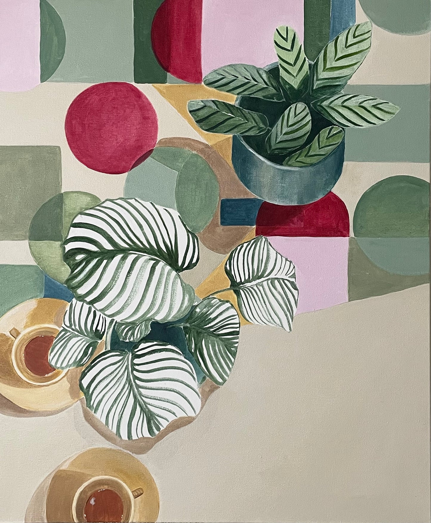 'Somebody that I use to know' 54cm x 64cm