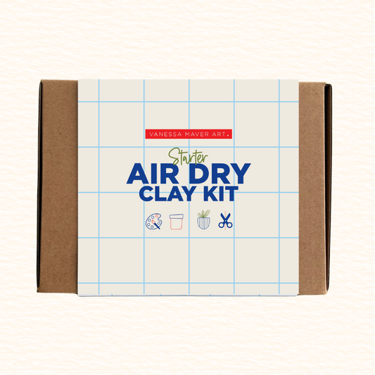 DIY Creative Clay Art Kit Gift Sets - Create + Make at home - filled with Monte Marte art materials