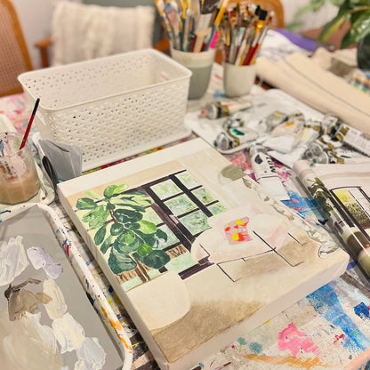 1:1 Painting Session with Vanessa, Learn technique and process for still life or botanical painting