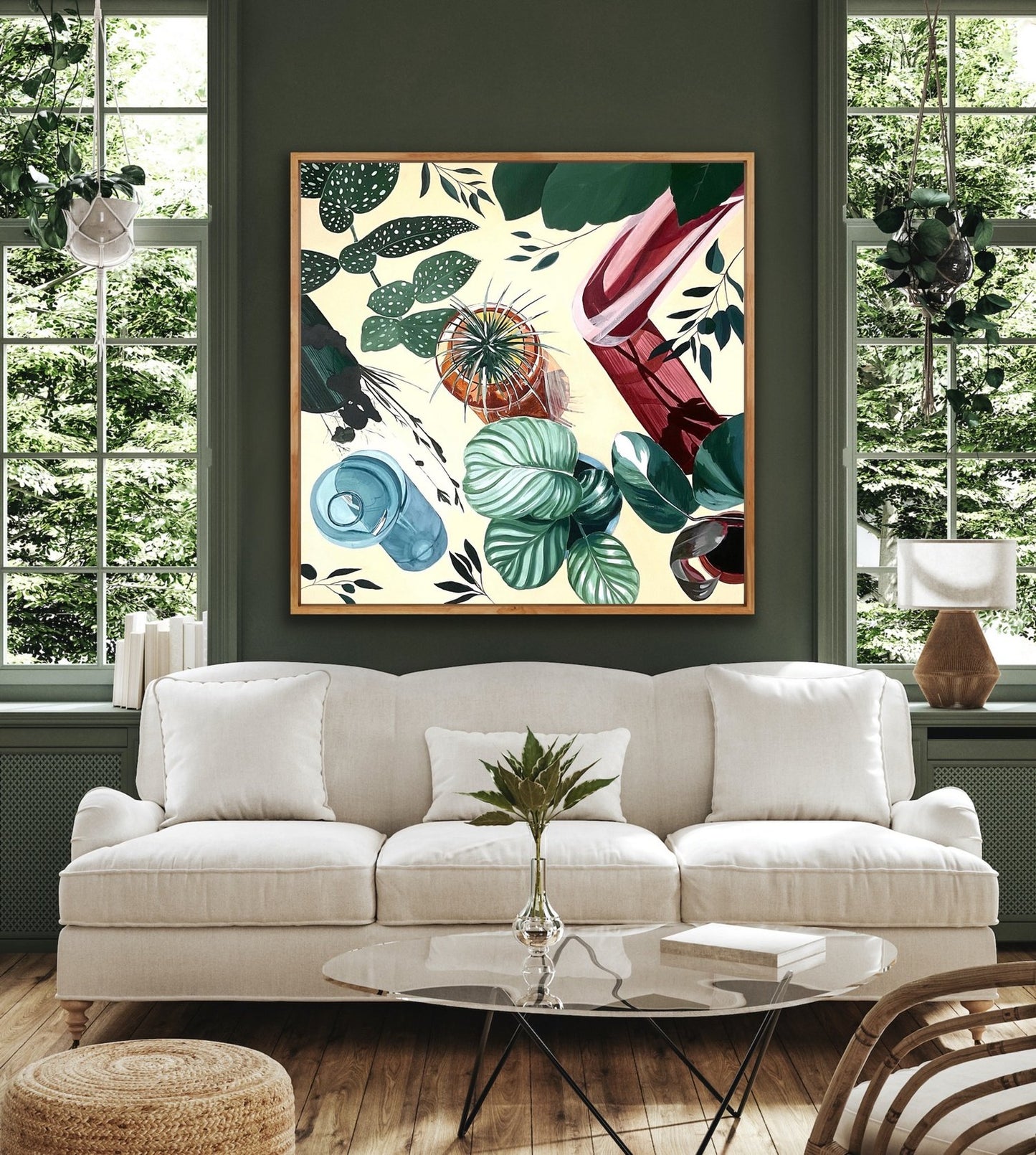 'Afternoon Tipple' 80cm x 80cm