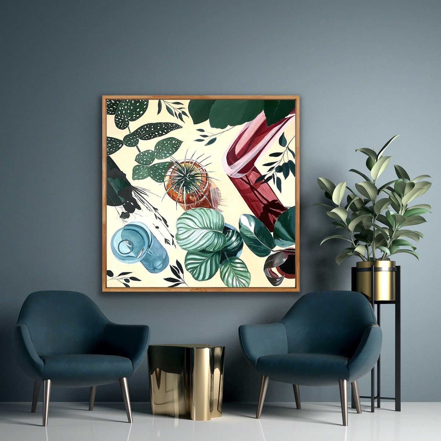 'Afternoon Tipple' 80cm x 80cm