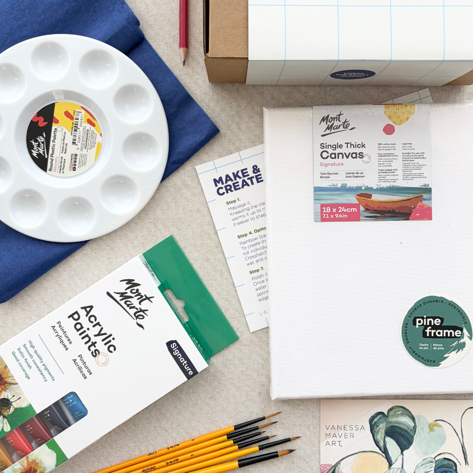 1:1 Painting Session with Vanessa, Learn technique and process for still life or botanical painting