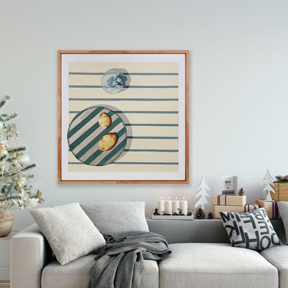 'Lemon Squeezee' 65cm x 65cm
