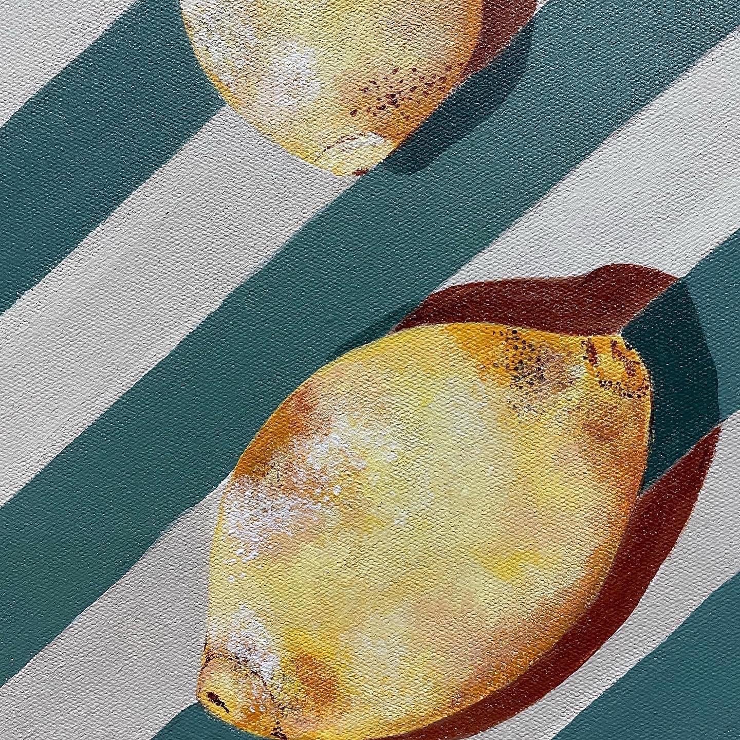 'Lemon Squeezee' 65cm x 65cm
