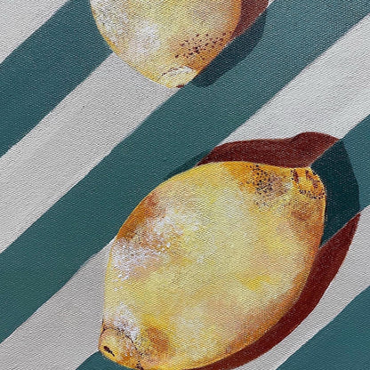 'Lemon Squeezee' 65cm x 65cm