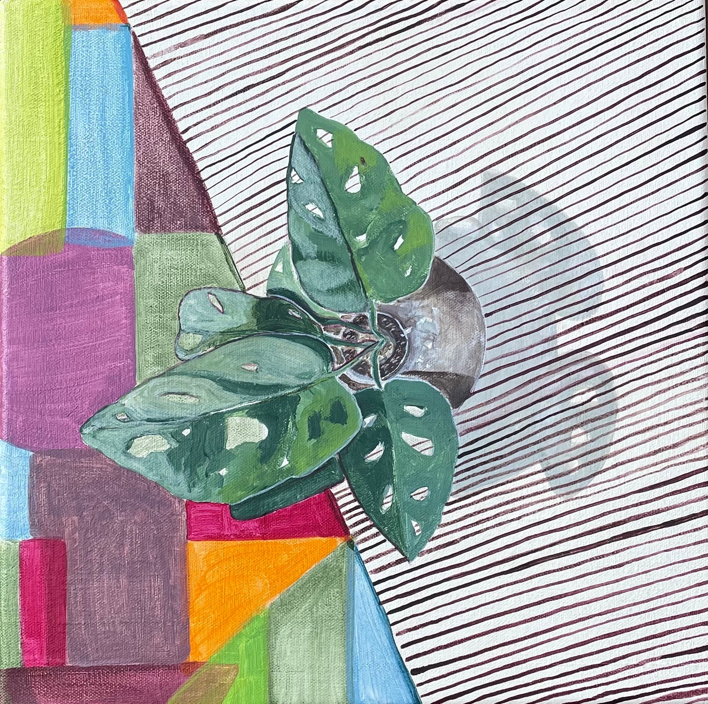 'Hello You' Mini Original 33cm x 33cm