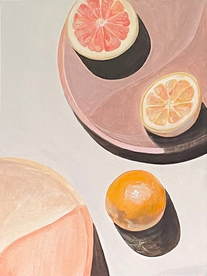 Summer Vibes, still life artwork, 30cm x 40cm, Vanessa McMahon-Maver