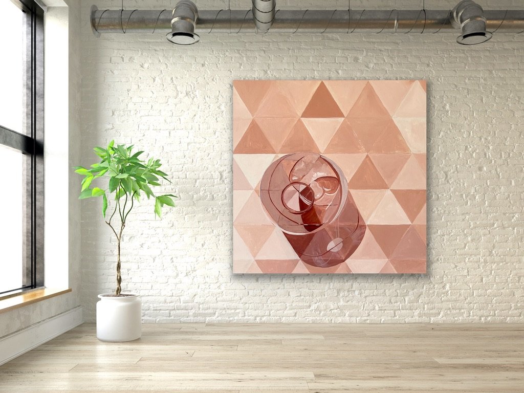Still Life with Glass Vessel - 65cm x 65cm