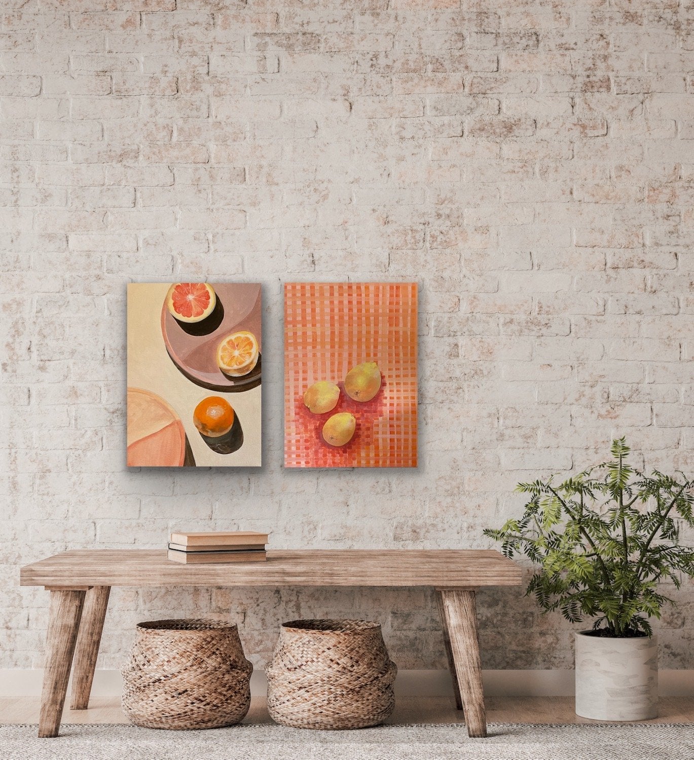 Vitamin C Dream, still life artwork, 30cm x 40cm, Vanessa McMahon-Maver