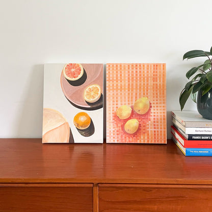 Vitamin C Dream, still life artwork, 30cm x 40cm, Vanessa McMahon-Maver