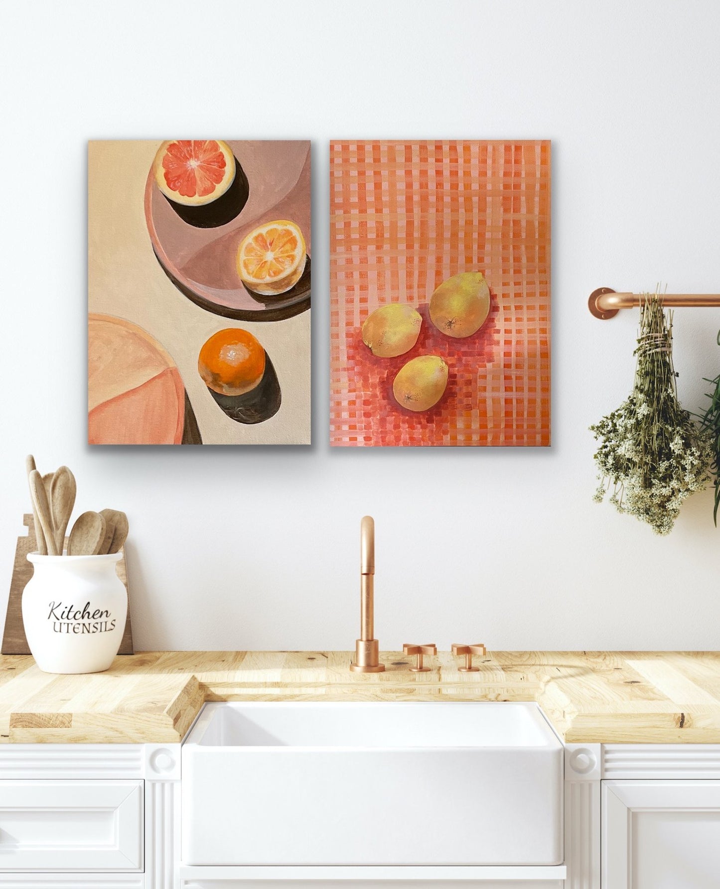 Vitamin C Dream, still life artwork, 30cm x 40cm, Vanessa McMahon-Maver