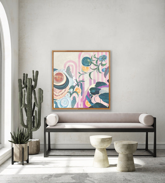 'You Said Something' 65cm x 65cm