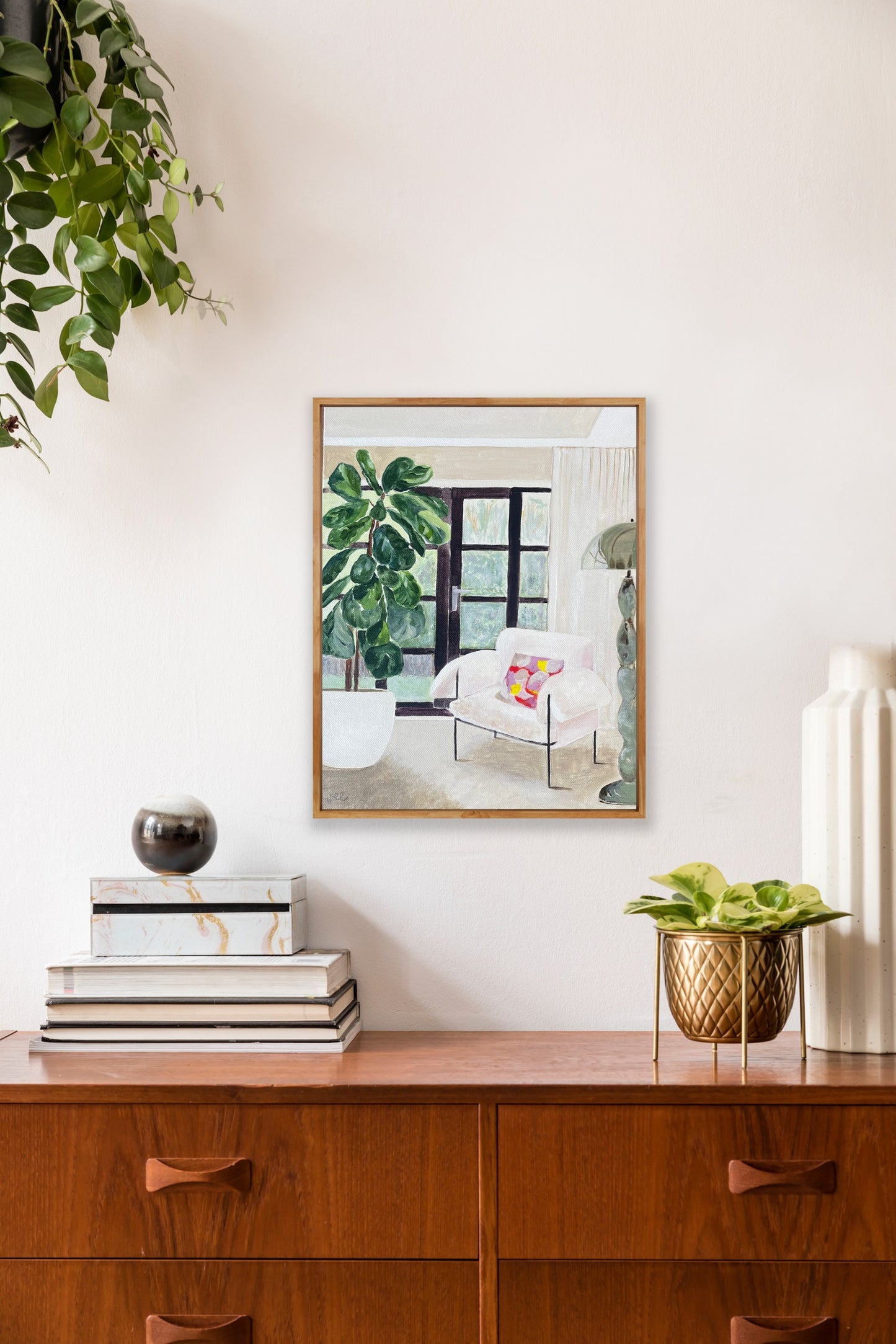 1:1 Interior Painting Session with Vanessa, includes 2 x 3 hours sessions and professional materials