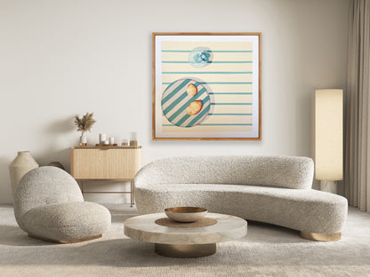 'Lemon Squeezee' 65cm x 65cm