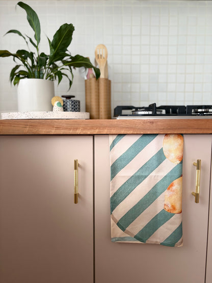 LEMON SQUEEZEE Original Artwork Tea Towels, Made in Melbourne