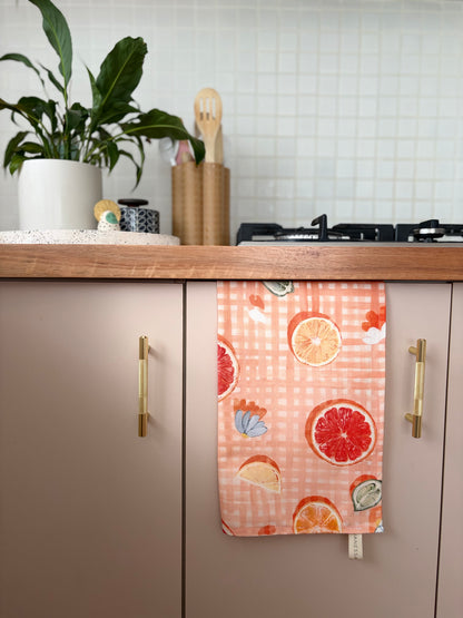 PICNIC PERFECT DAY Original Artwork Tea Towels, Made in Melbourne
