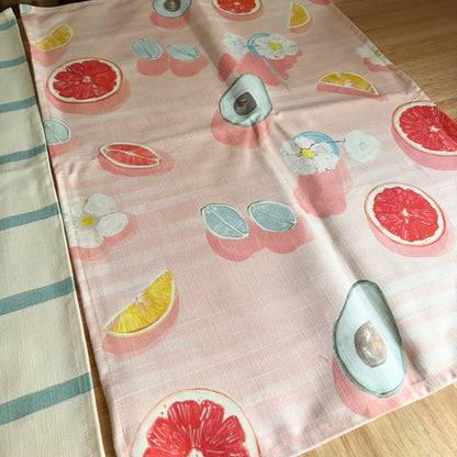 FRUIT SMOOTHIE Original Artwork Tea Towels, Made in Melbourne