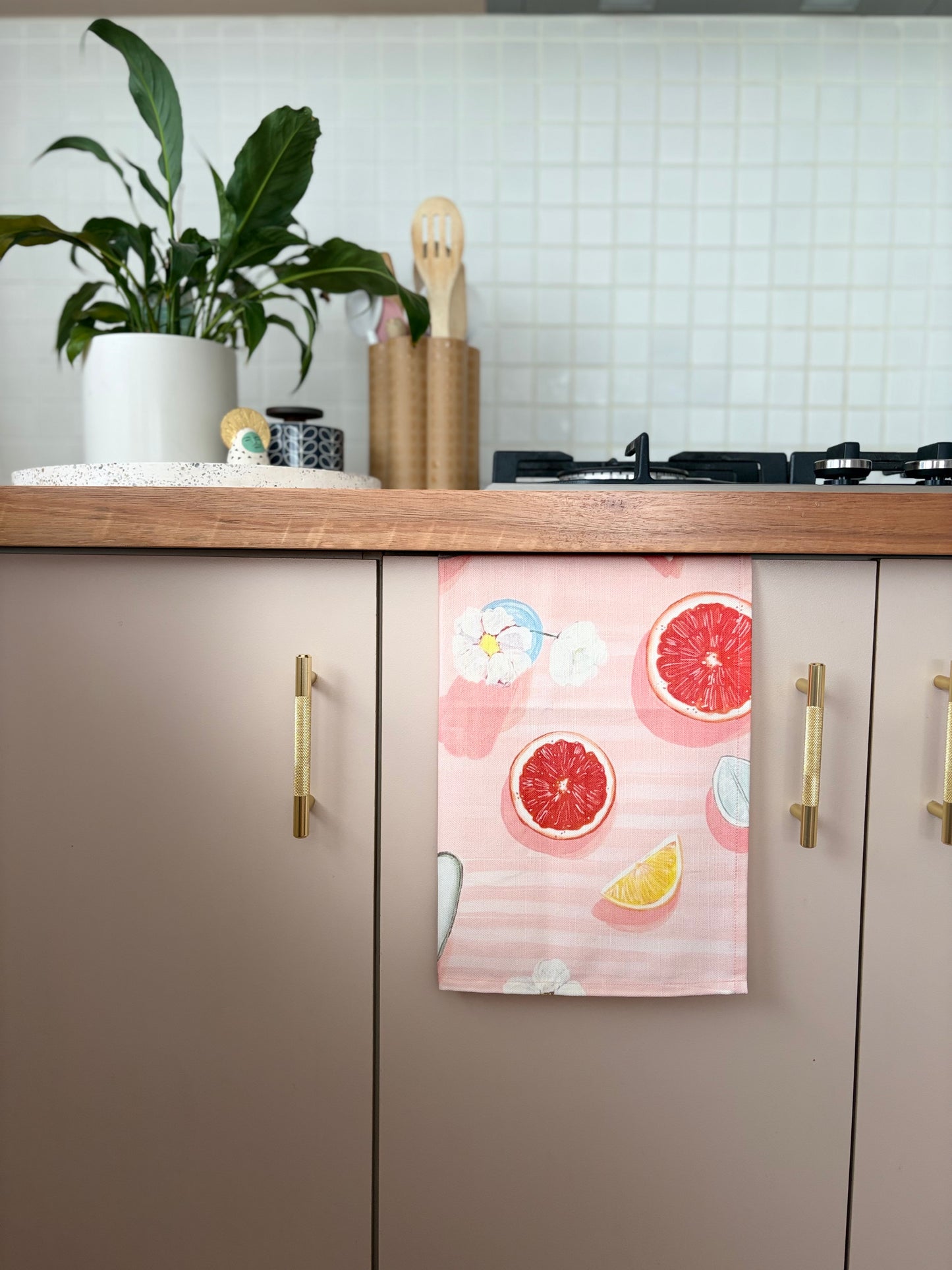 FRUIT SMOOTHIE Original Artwork Tea Towels, Made in Melbourne