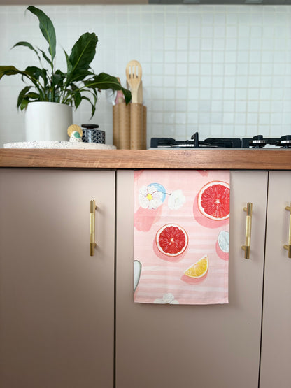 FRUIT SMOOTHIE Original Artwork Tea Towels, Made in Melbourne