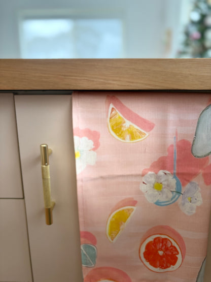 FRUIT SMOOTHIE Original Artwork Tea Towels, Made in Melbourne