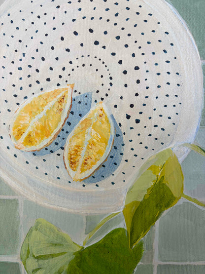 The company we keep, Unframed 76cm x 76cm